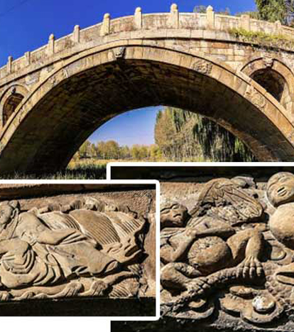Shanxi bridge carvings reference local Beijing legend