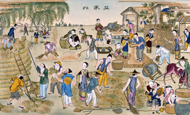 Culture preserved in New Year’s woodblock paintings