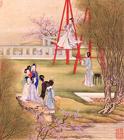 Qingming Festival activities in ancient paintings