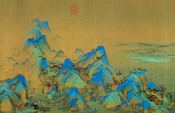 Top 10 Chinese paintings (VII): A Thousand Li of Rivers and Mountains