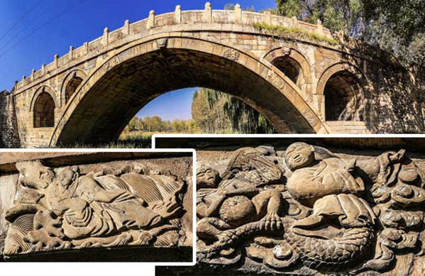 Shanxi bridge carvings reference local Beijing legend