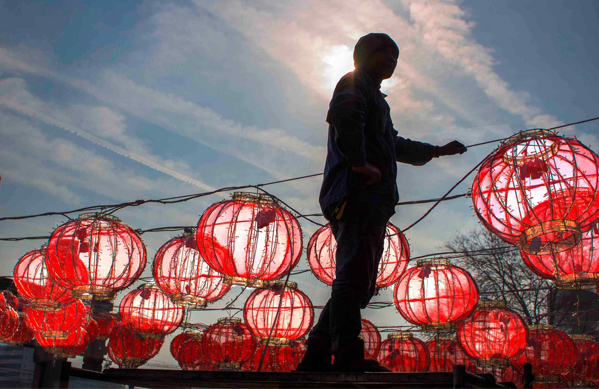 Zigong lanterns preserved by craftsmen